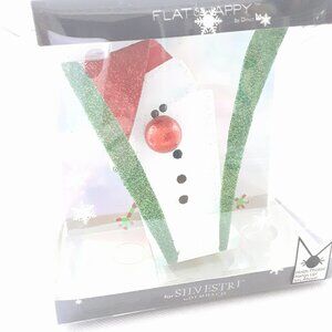 CHRISTMAS SALE!! 40% OFF RETAIL PRICING!!  Ski-crash snowman photo/note holder.